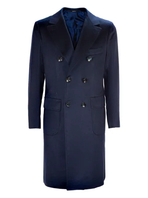 SARTORIO NAPOLI double-breasted wide-lapel coat