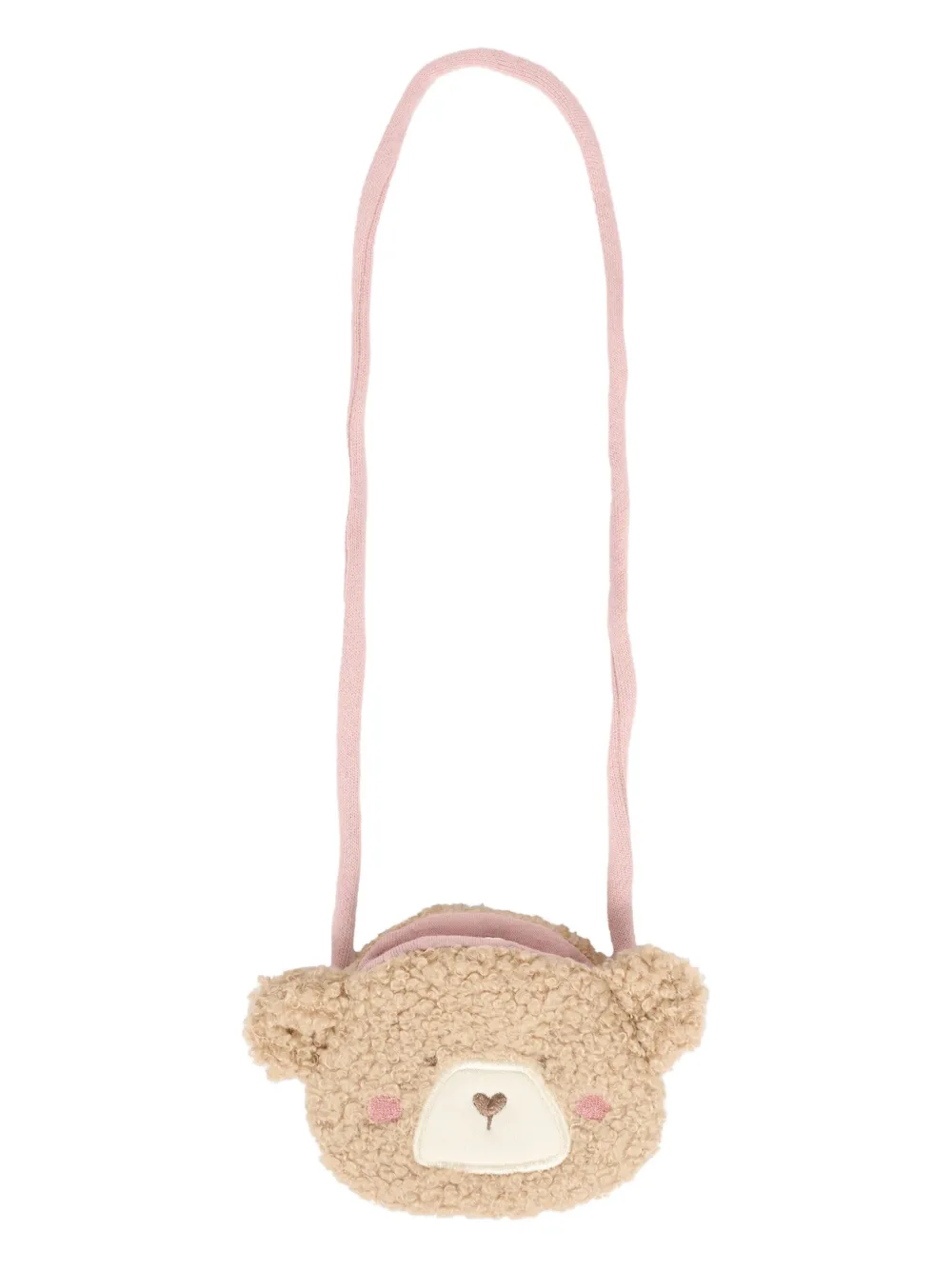Mayoral faux-fur teddy-bear dress Roze