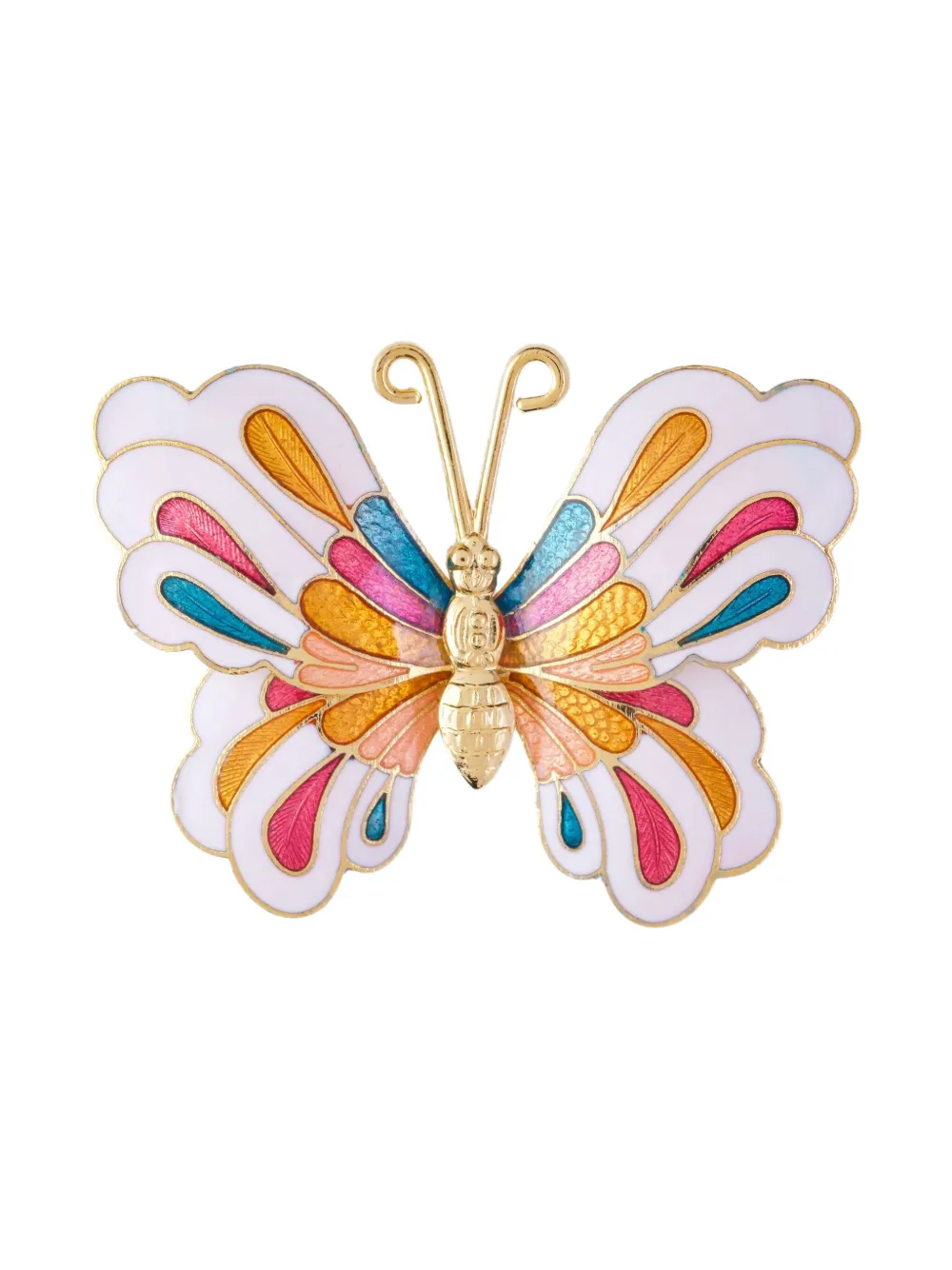 Susan Caplan Vintage 1980s butterfly brooch | White | Image 1