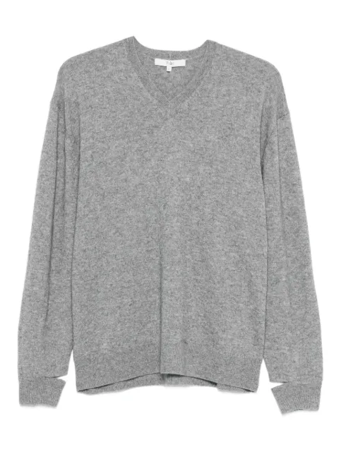 Tibi V-neck split-cuff sweater 