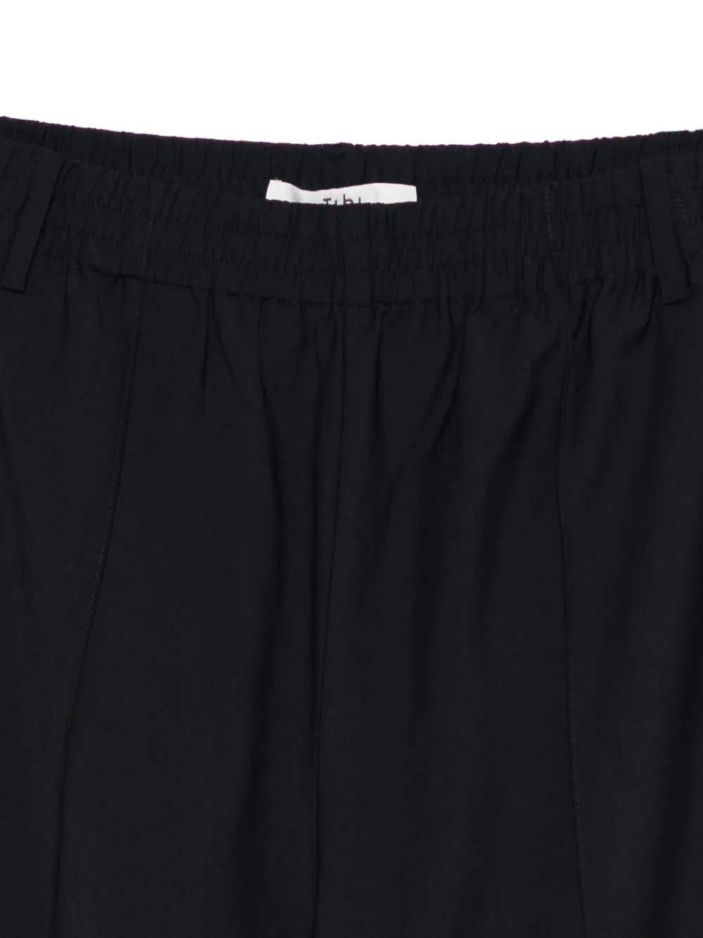 Tibi Elasticated-waistband Trousers In Black