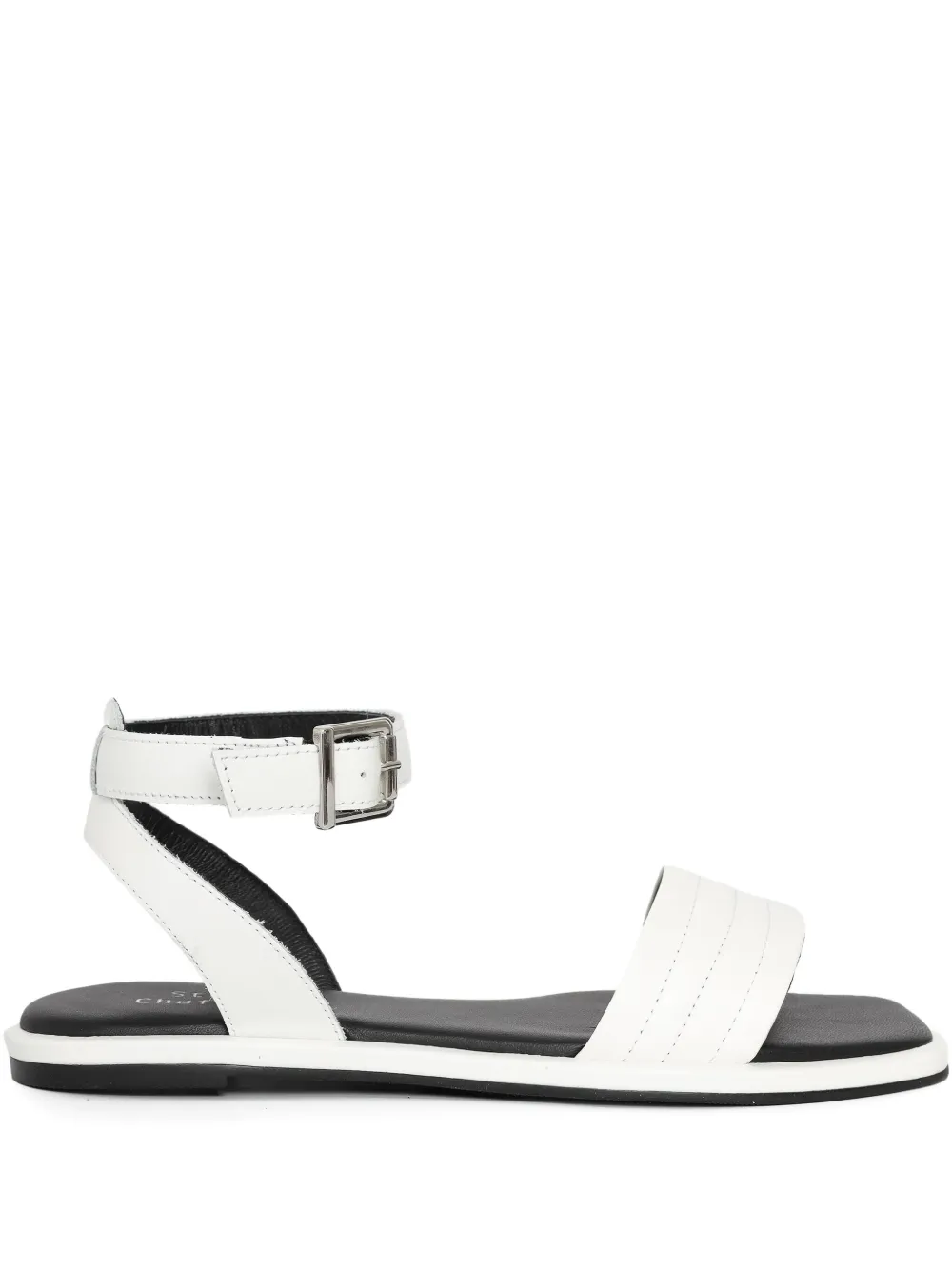 Studio Chofakian Rasteira Studio 177 レザーサンダル In White