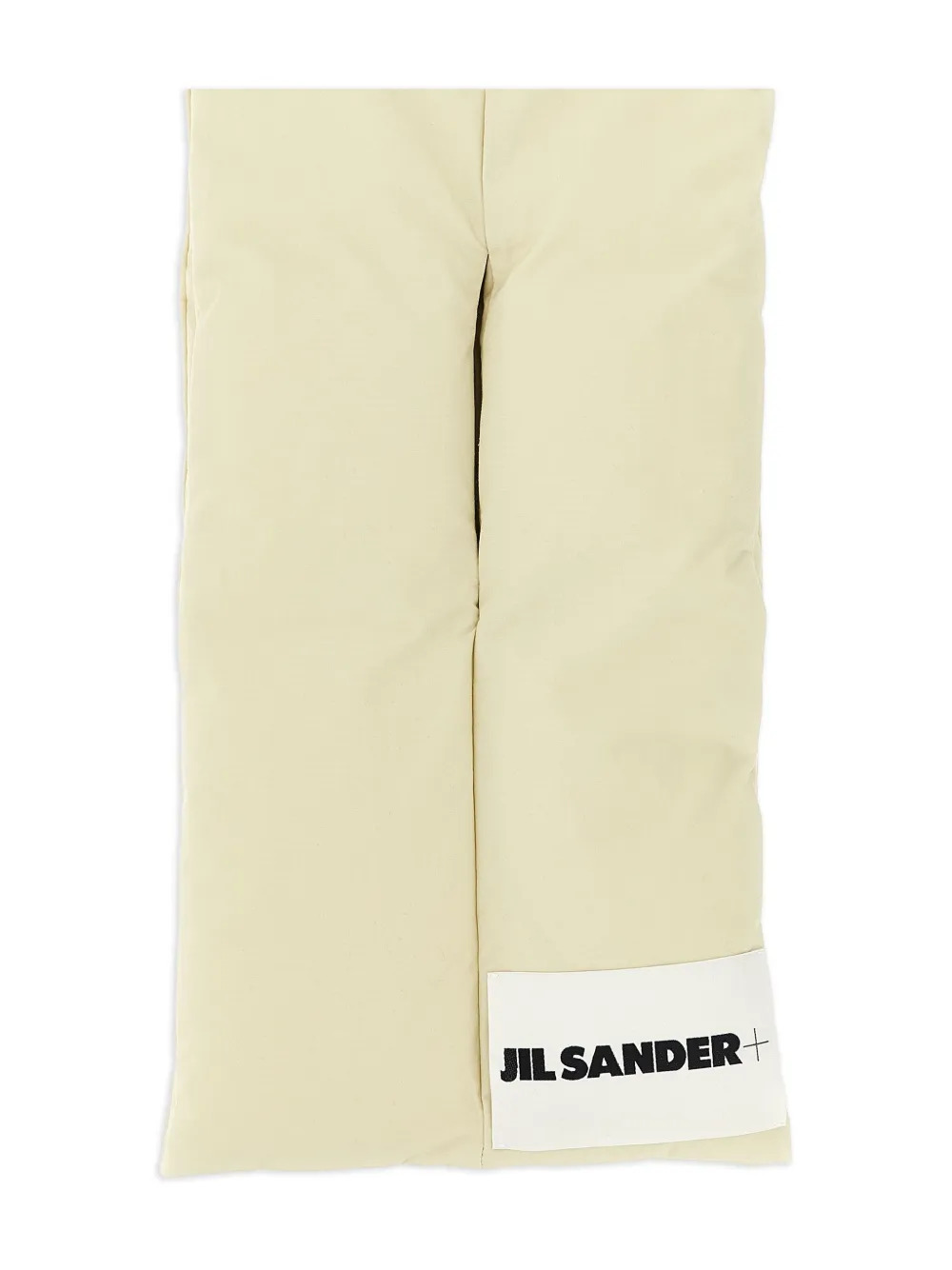  Jil Sander Padded Logo-patch Scarf - Neutrals 