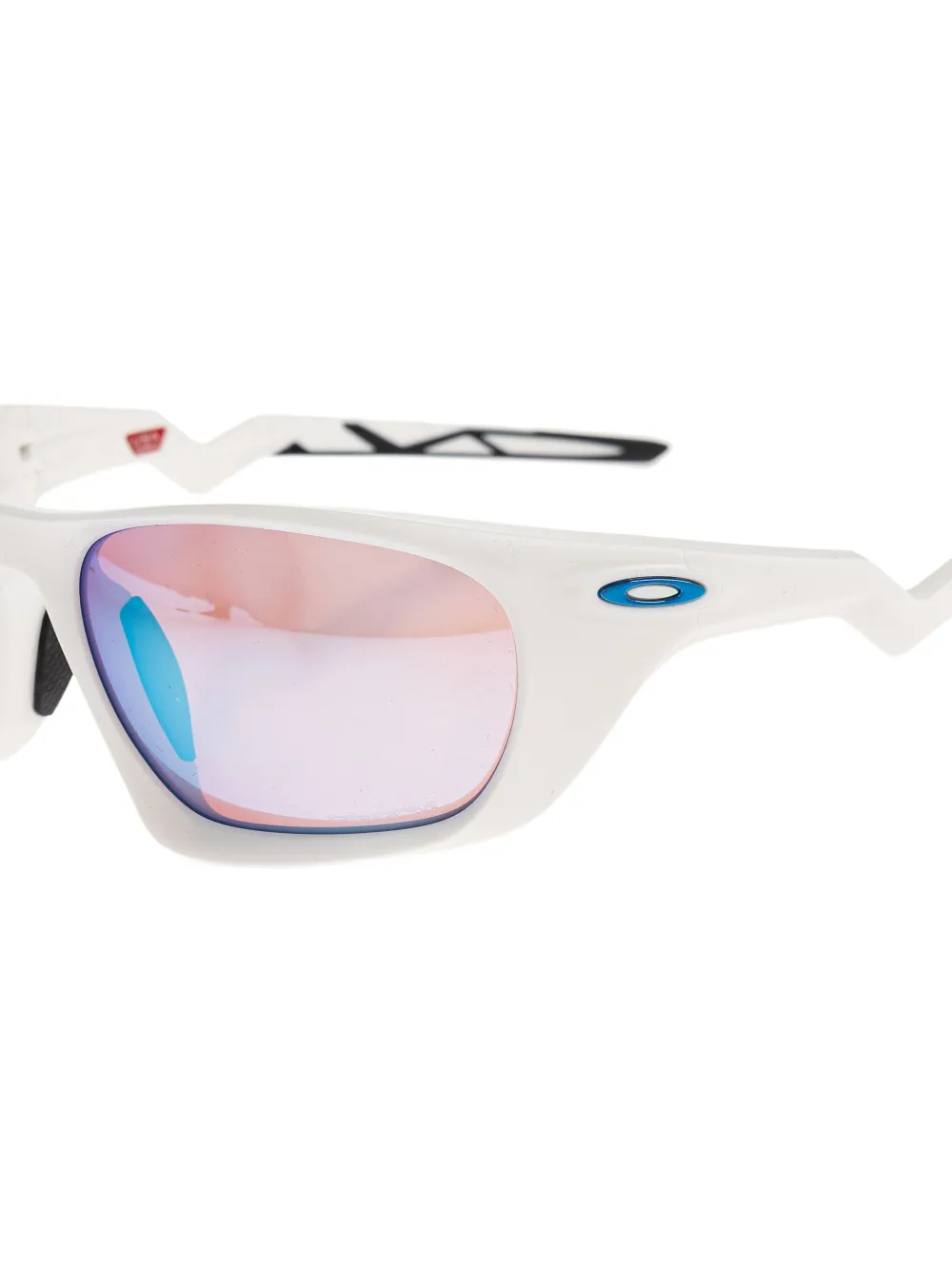 Oakley Zonnebril met geometrisch montuur Wit