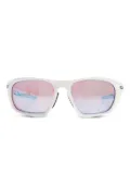 Oakley geometric-frame sunglasses - White