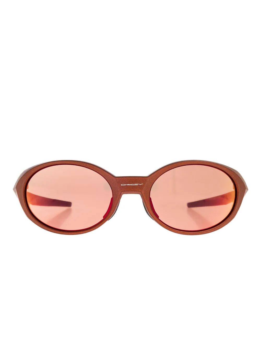 Oakley oval-frame sunglasses - オレンジ Oakley oval-frame sunglasses - オレンジ