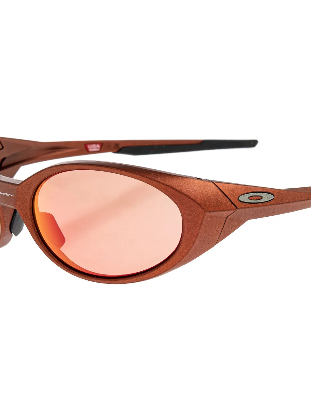 Oakley Zonnebril met ovalen montuur Oranje