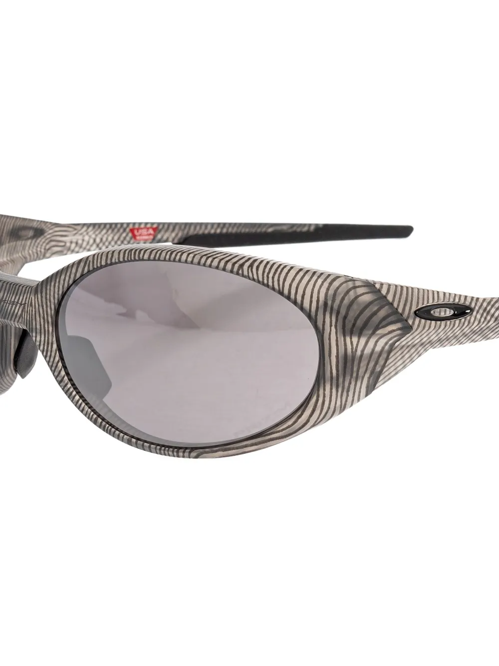 Oakley Fingerprint zonnebril met ovalen montuur Grijs