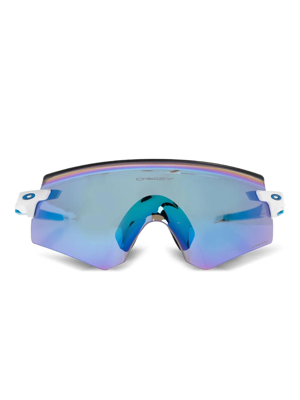 Oakley prizm シールドサングラス - ホワイト Oakley prizm シールドサングラス - ホワイト