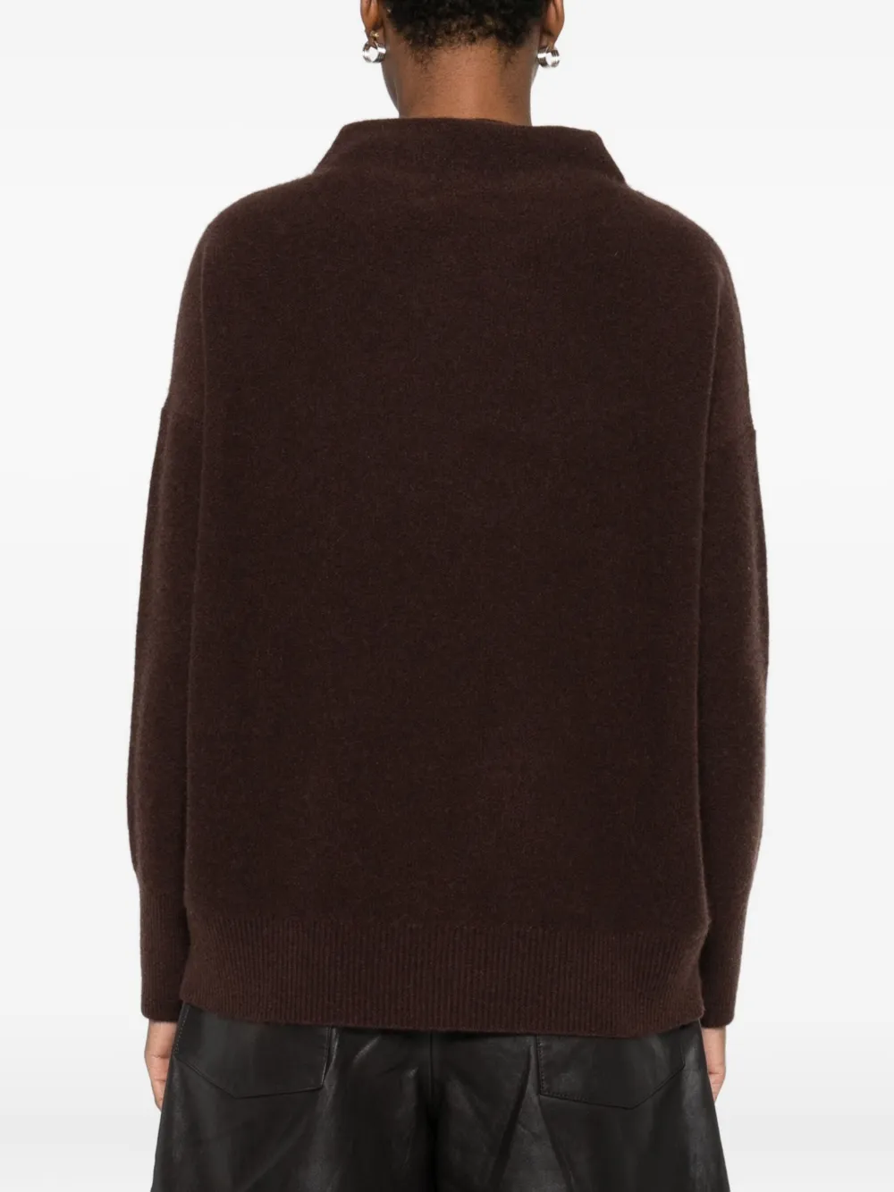 Vince Trui met hoge hals Bruin