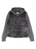 Max & Moi Poppy faux-fur jacket - Grey