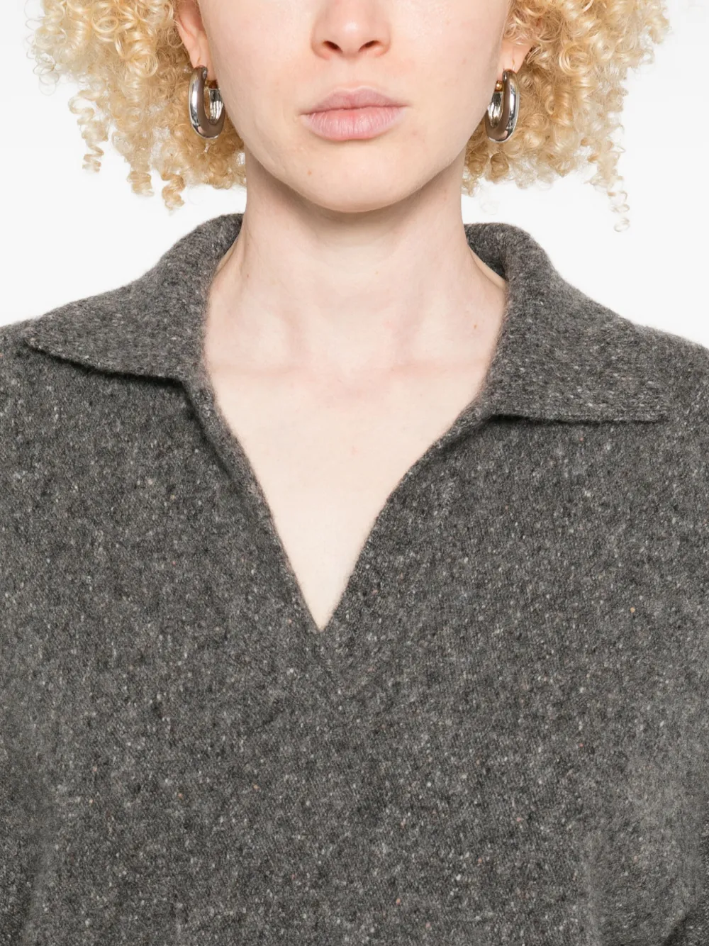 Vince Trui met V-hals Grijs