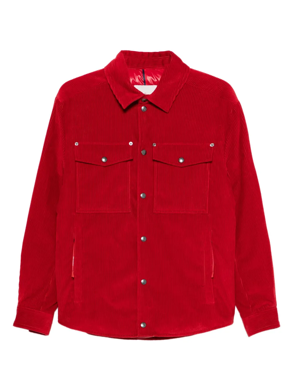 Moncler corduroy pocket jacket - レッド Moncler corduroy pocket jacket - レッド