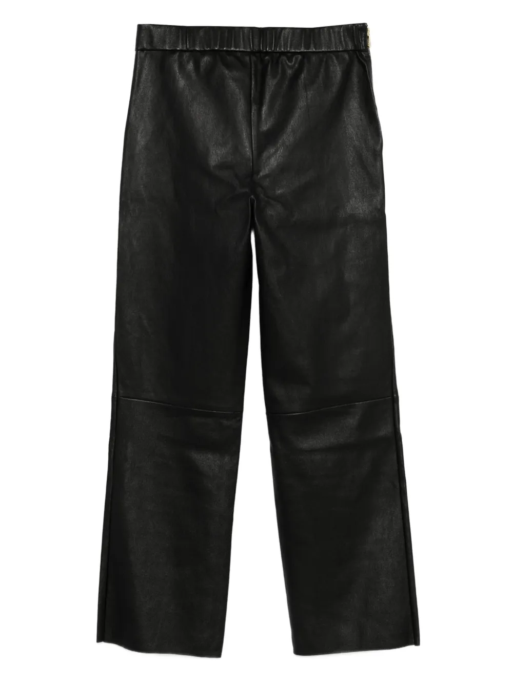 Max & Moi Stretch leren broek - Zwart