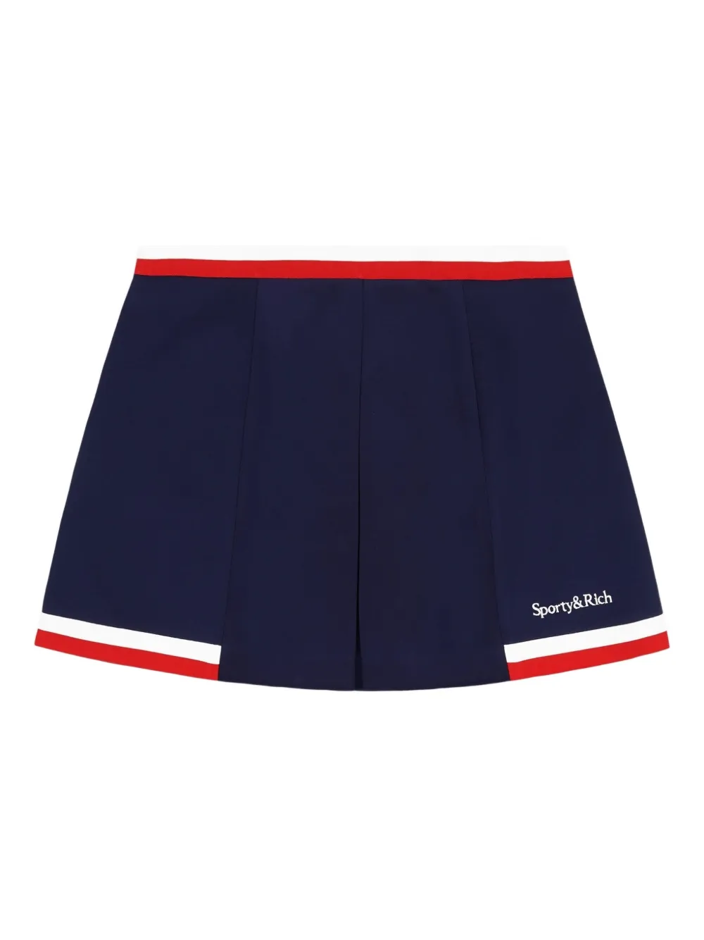 Sporty & Rich Minirock mit Falten | Blau | Image 1