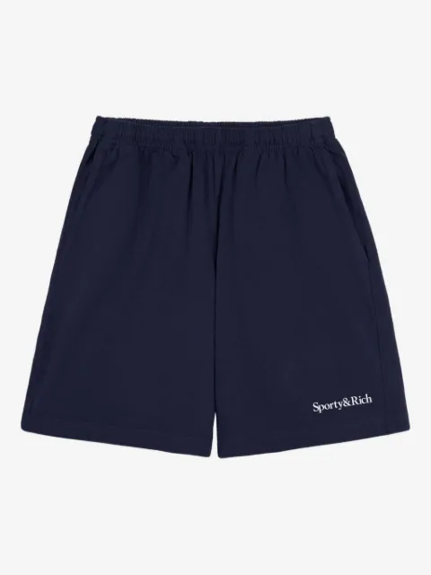 Sporty & Rich elastic-waistband logo shorts