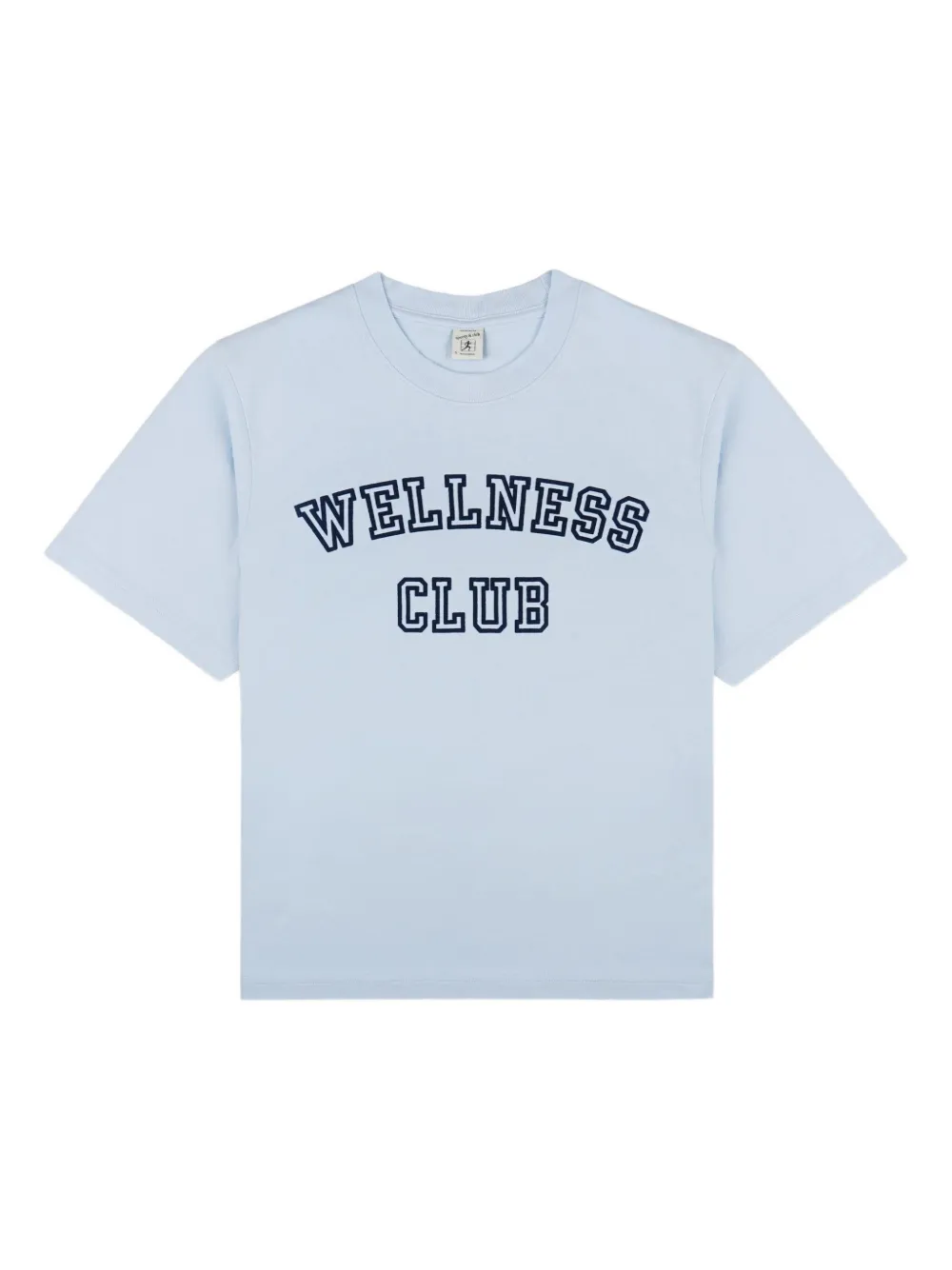 Sporty & Rich logo-print T-shirt | Blue | Image 1
