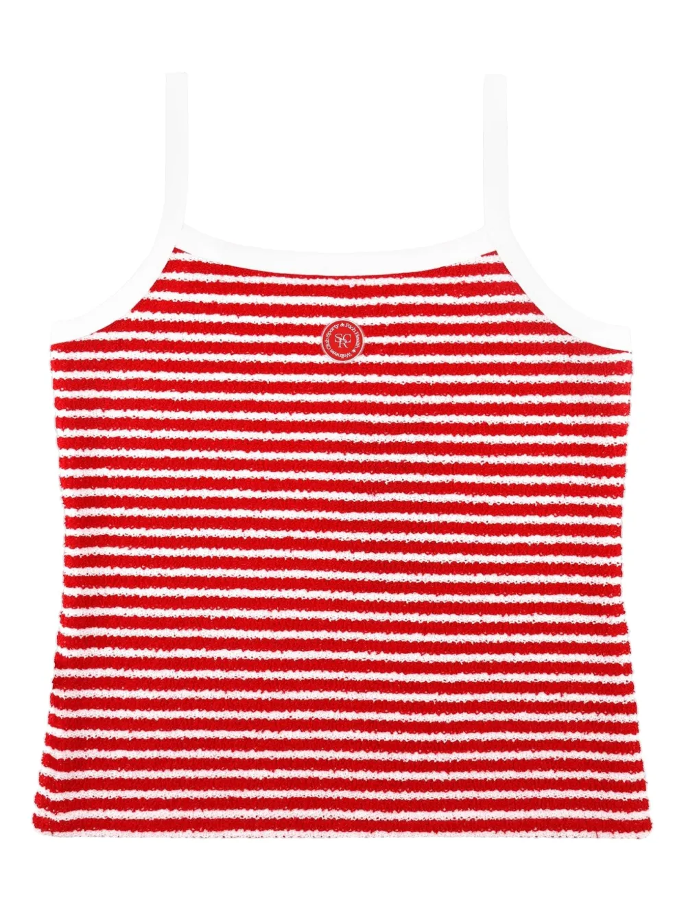 Sporty & Rich striped sleeveless top | Red | Image 1
