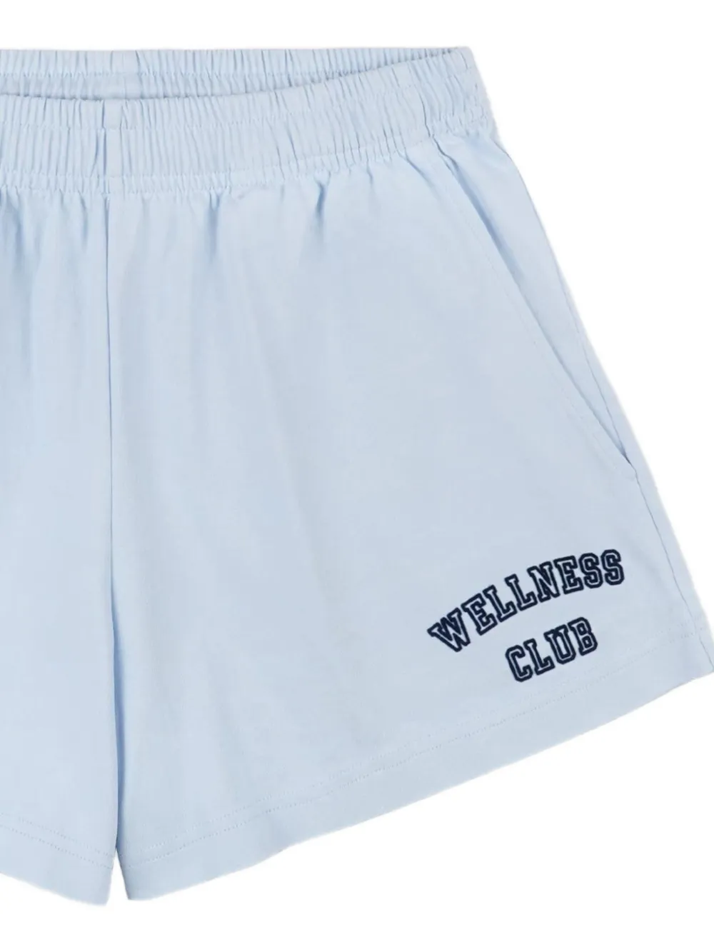 Sporty & Rich elastic-waistband embroidered shorts | Short Shorts | Image 2