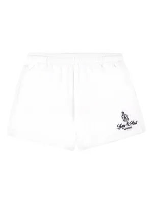Sporty & Rich ロゴ ショートパンツ | ホワイト | FARFETCH JP