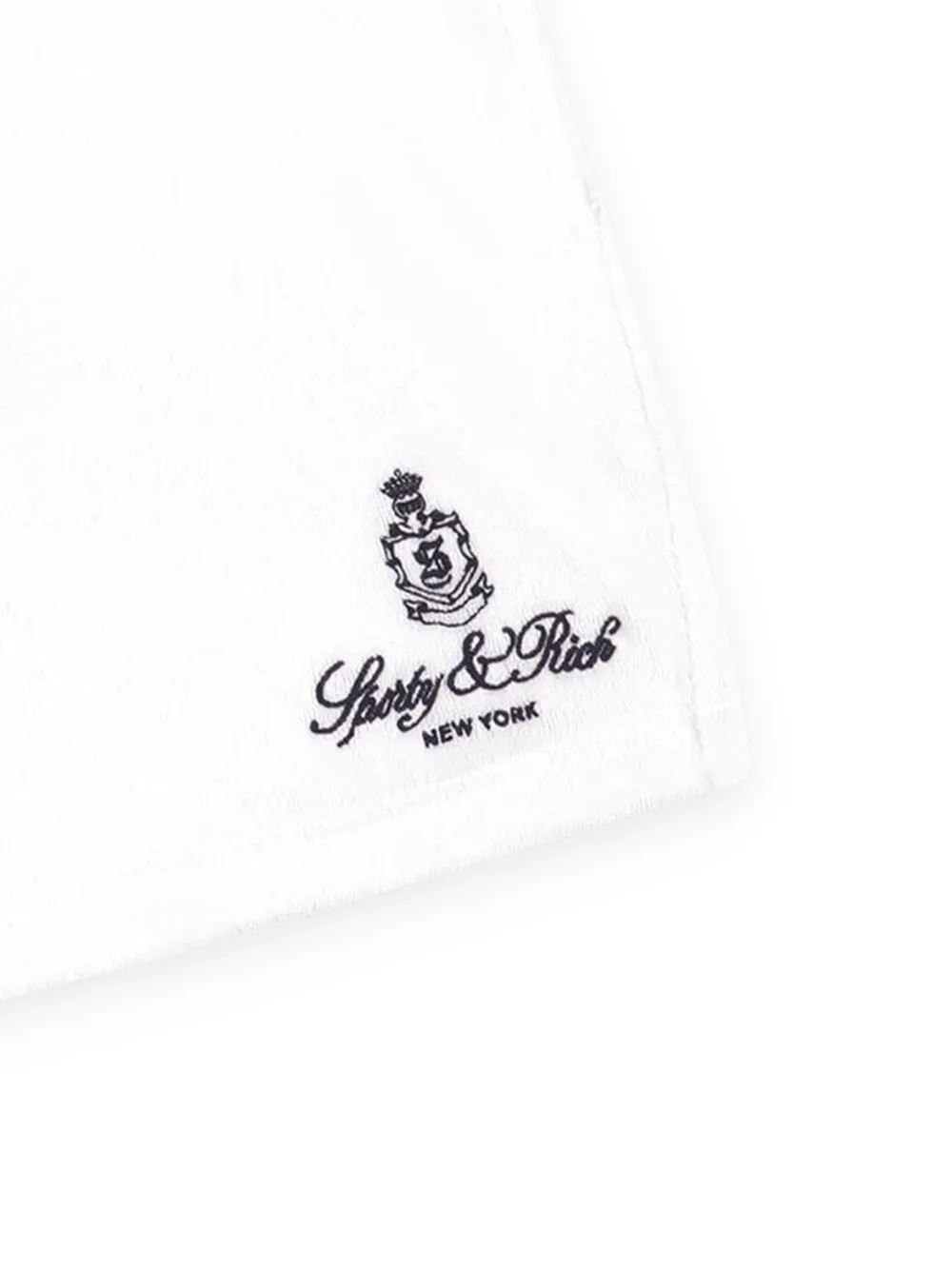 Sporty & Rich Vendome logo-embroidered shorts | Short Shorts | Image 2