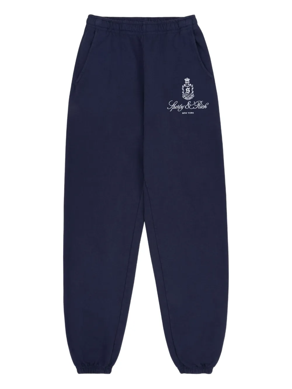 Sporty & Rich embroidered logo sweatpants | Blue | Image 1