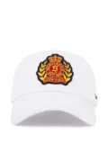 Sporty & Rich crest-patch baseball cap hat - White