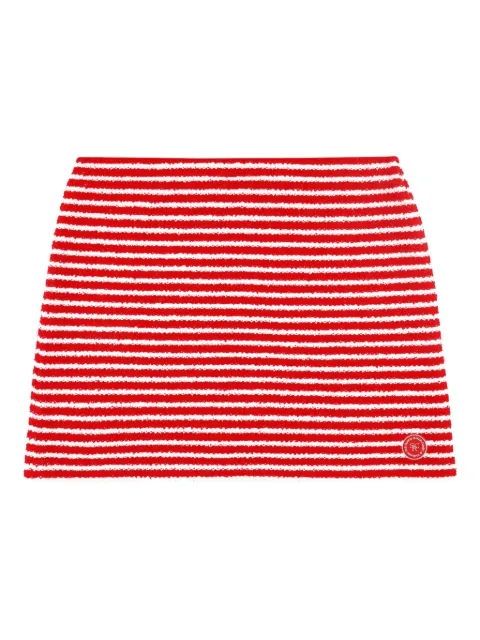 Sporty & Rich striped mini skirt
