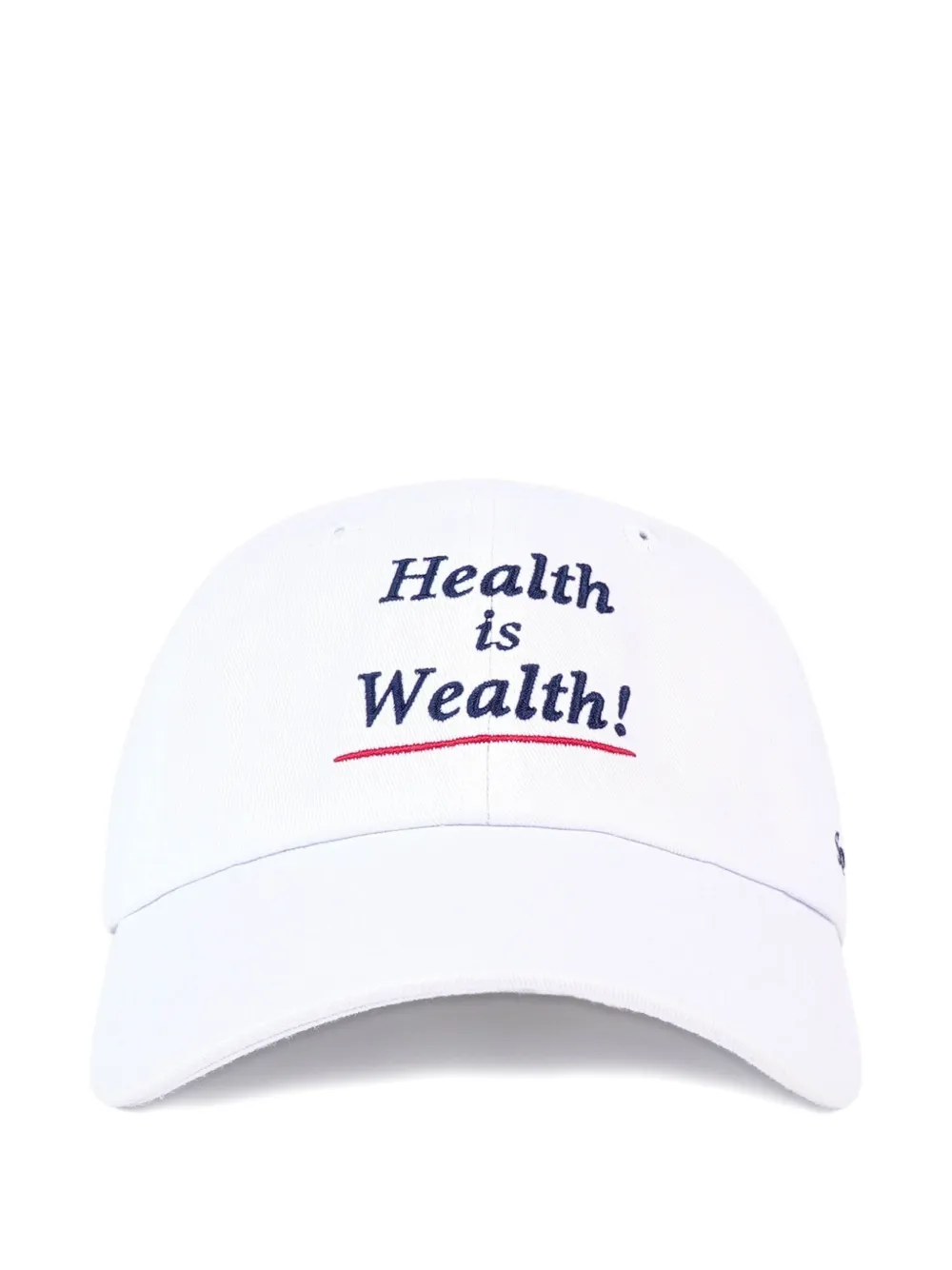 Sporty & Rich embroidered baseball cap hat | White | Image 1