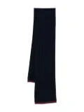 Gucci Kids cable-knit wool scarf - Blue