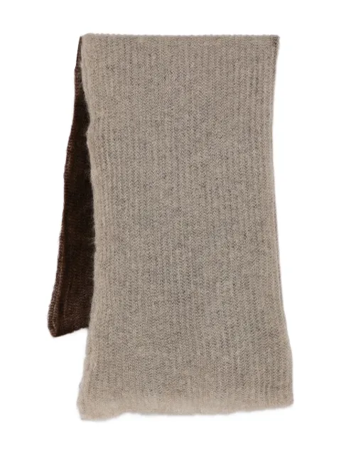 Antonelli Elena two-tone ribbed scarf