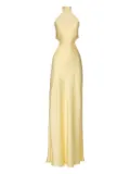 IL VOLO Amina halter-neck cut-out maxi dress - Yellow