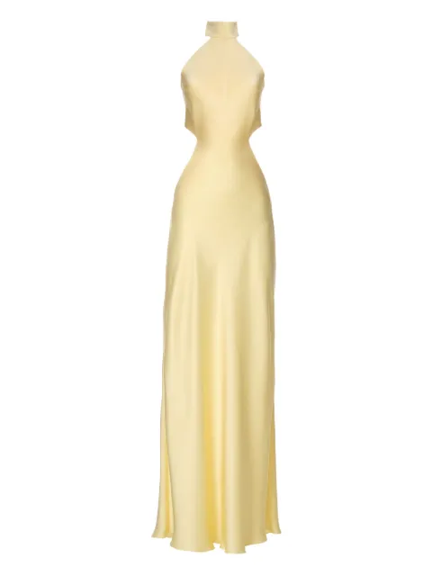 IL VOLO Amina halter-neck cut-out maxi dress