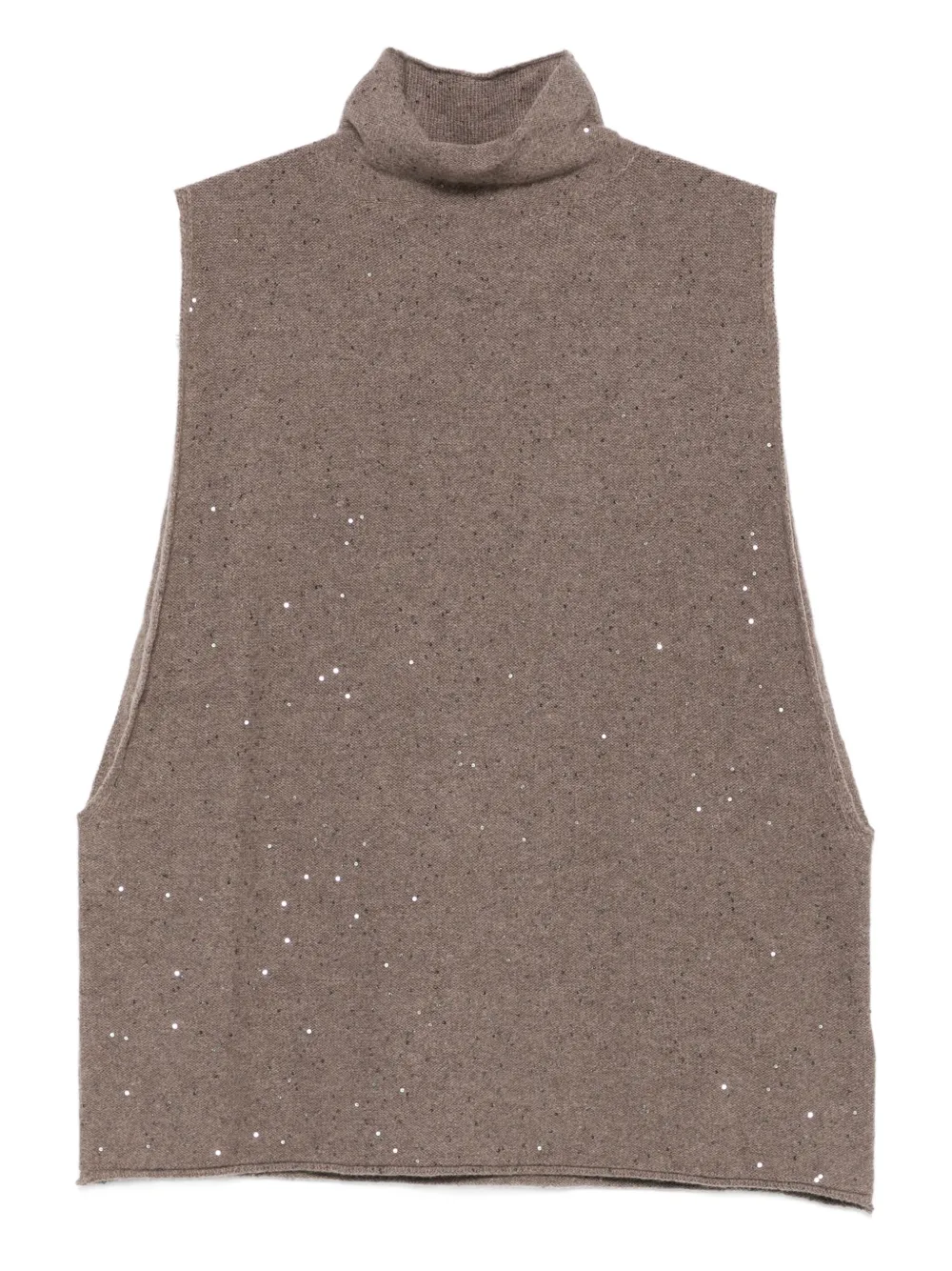 Antonelli turtleneck sequin-embellished top | Neutrals | Image 1