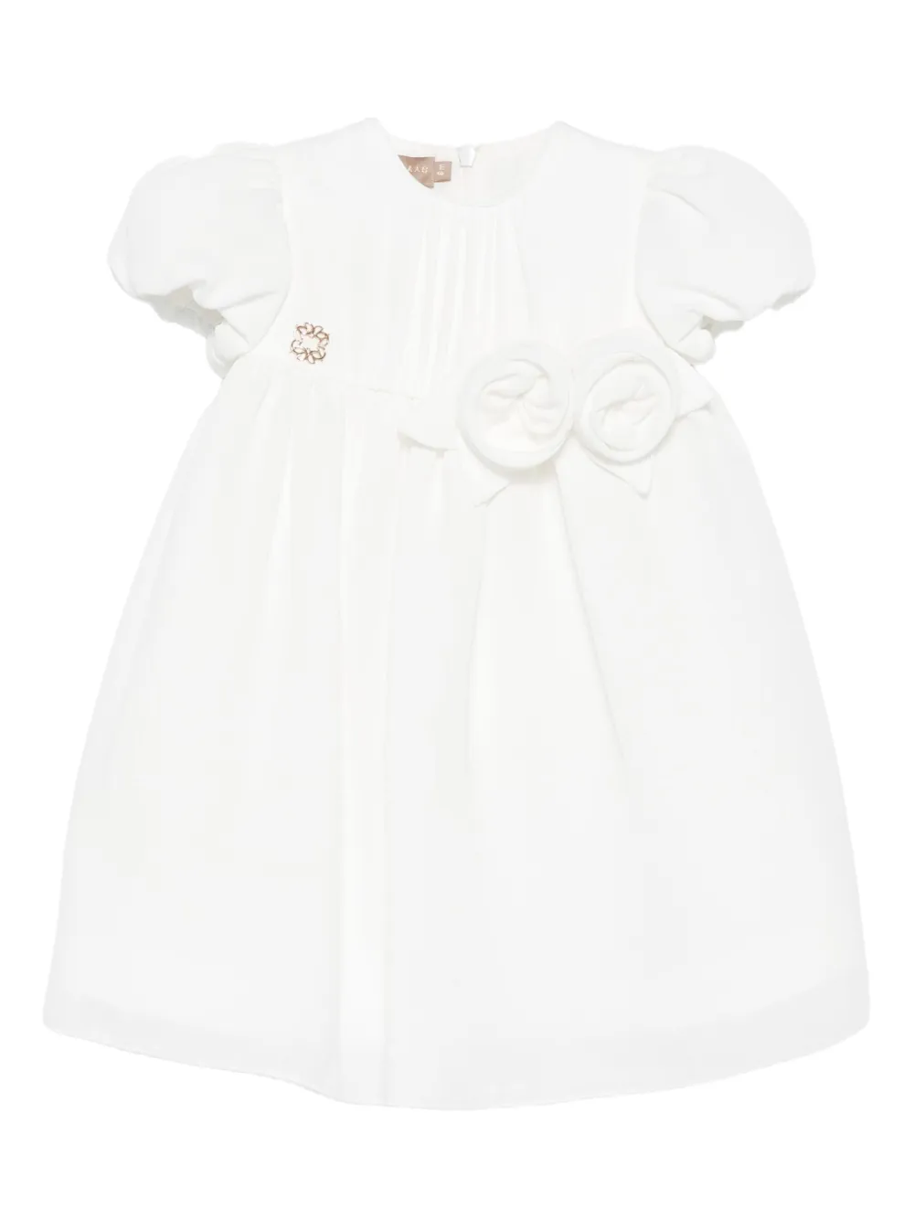ELIE SAAB JUNIOR flower dress - ホワイト ELIE SAAB JUNIOR flower dress - ホワイト