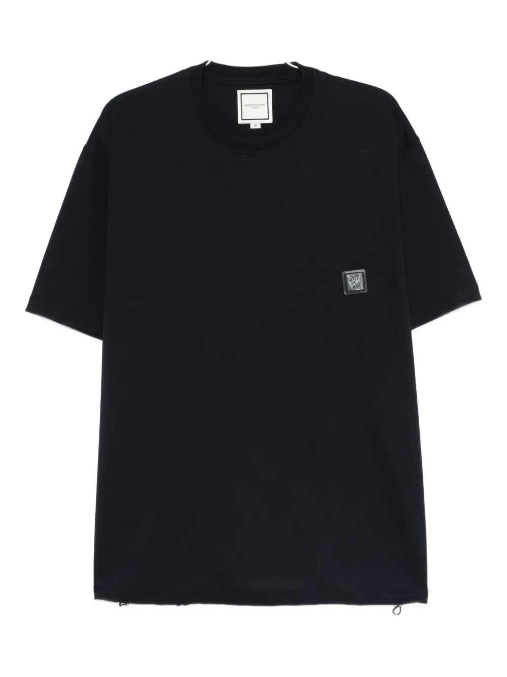 Wooyoungmi Logo-patch T-shirt In Blue