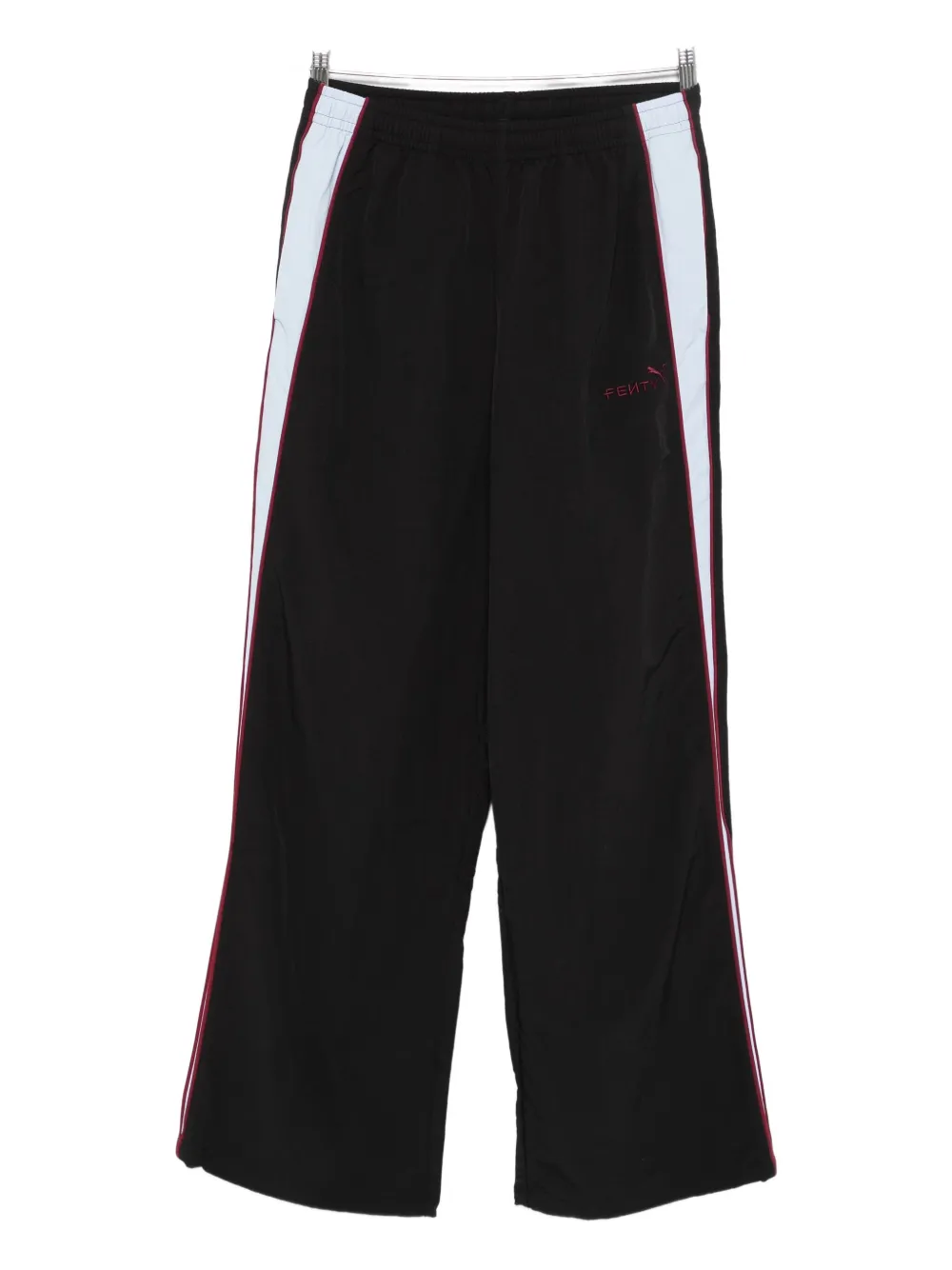 Fenty X Puma Side-stripe Elasticated Track Pants In Black