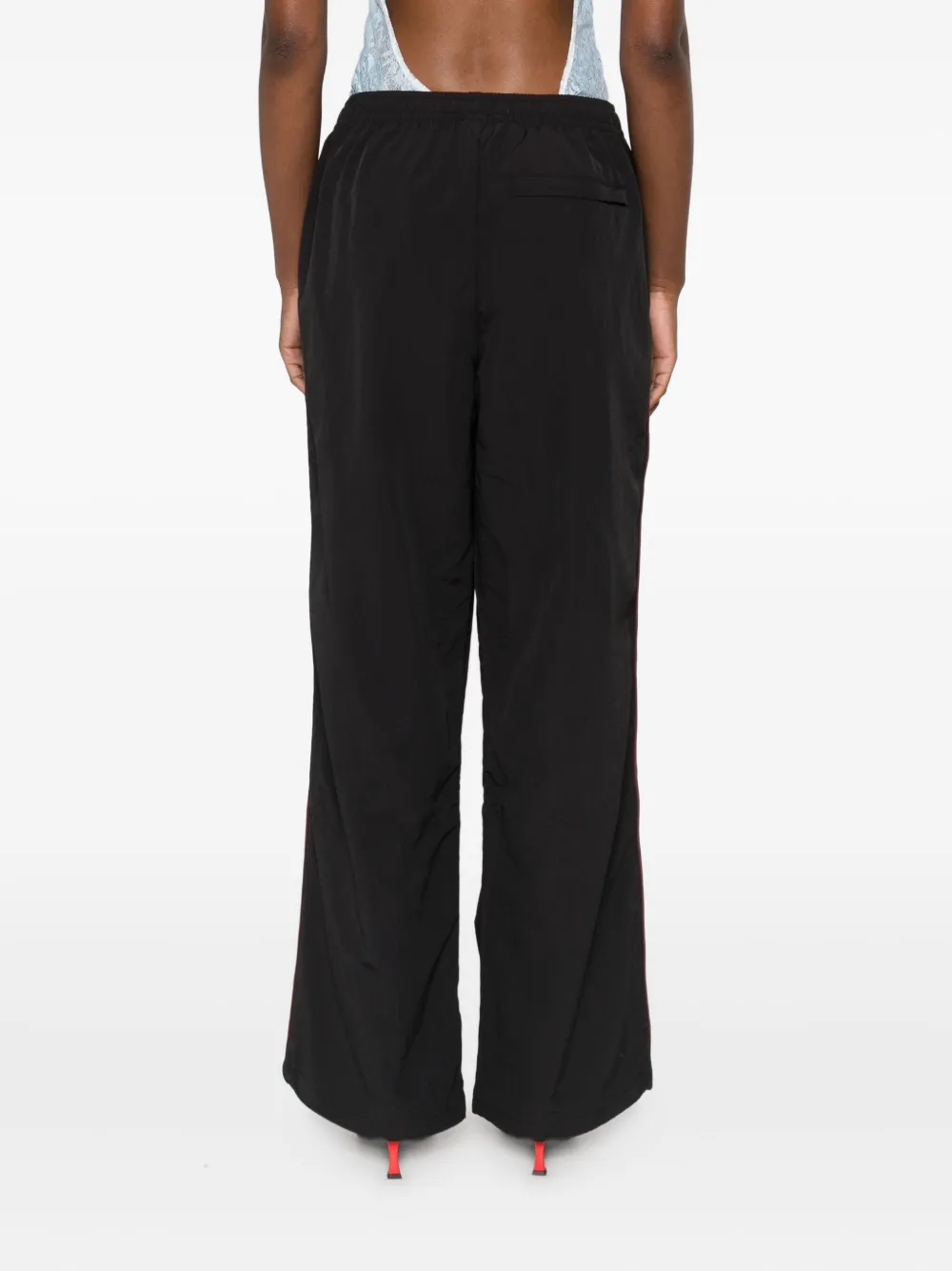 Fenty X Puma Side-stripe Elasticated Track Pants In Black