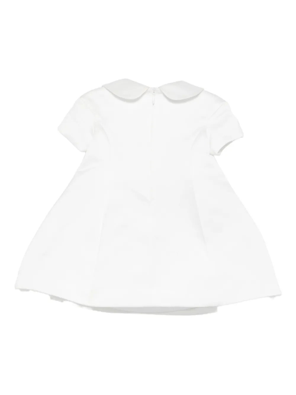 Mi Mi Sol collared embroidery dress - Wit