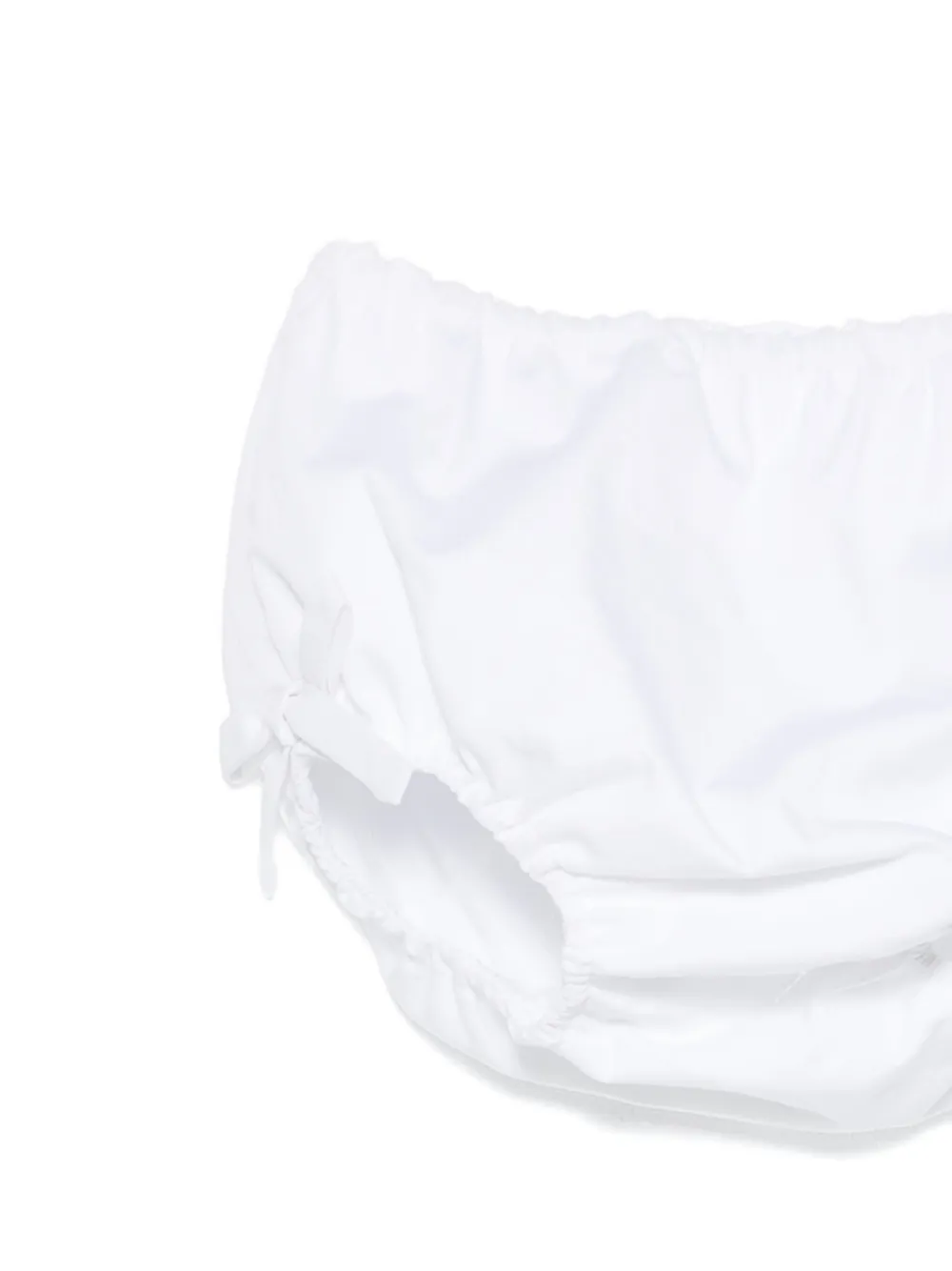 Mi Mi Sol Collared Embroidery Dress In White