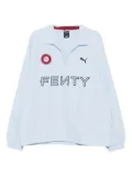 Fenty X Puma logo-embellished sweatshirt - Blue