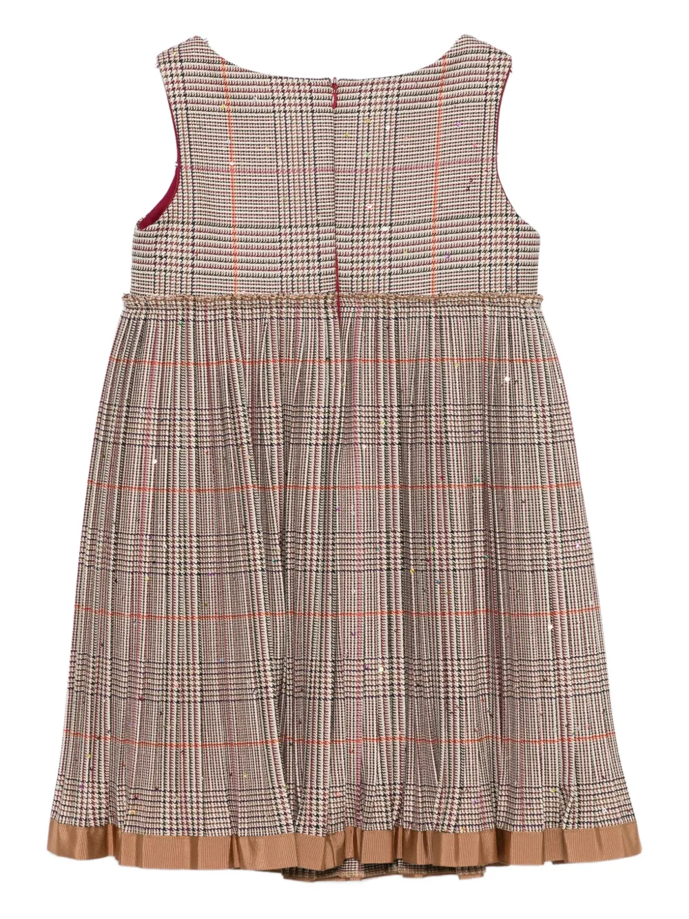 Mi Mi Sol pleated check-pattern dress | Girls Casual Dresses | Image 2