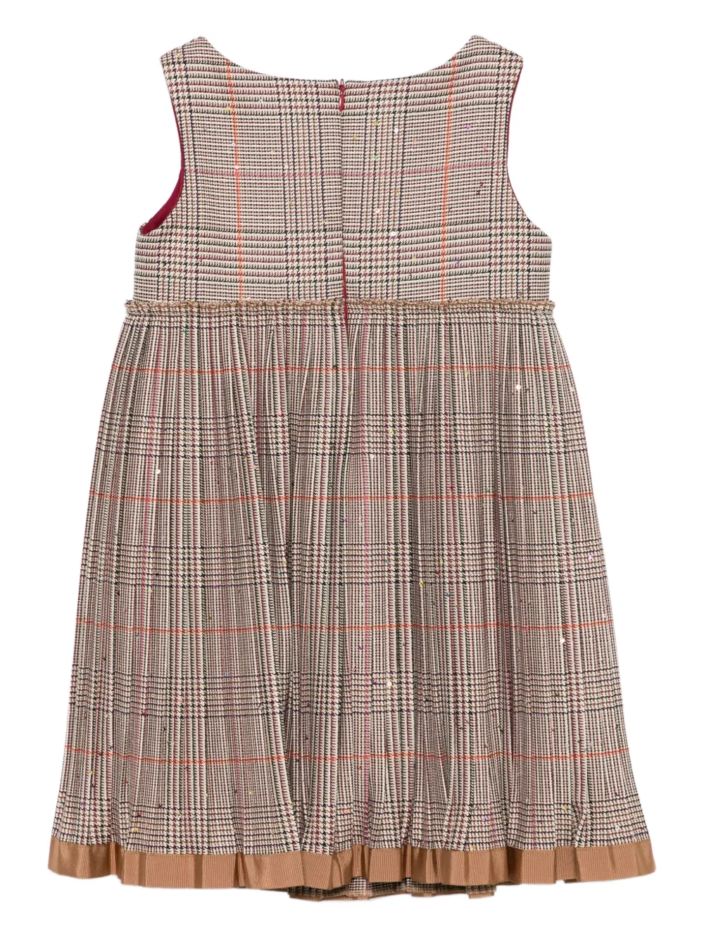 Mi Mi Sol pleated check-pattern dress | Girls Casual Dresses | Image 2