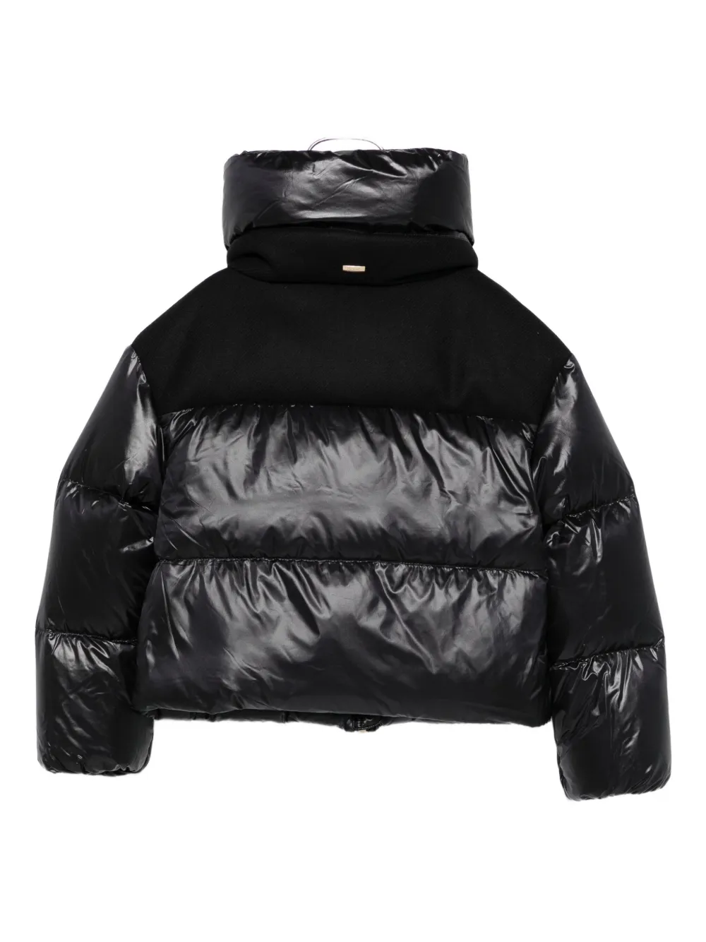 Herno Quilted Panelled Padded Jacket In Black