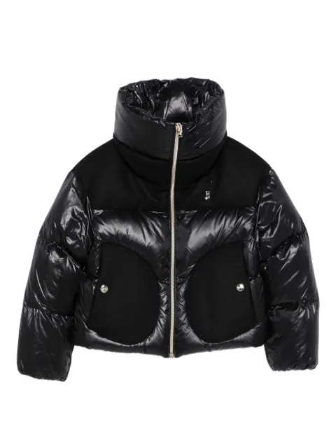 Herno Kids quilted panelled padded jacket