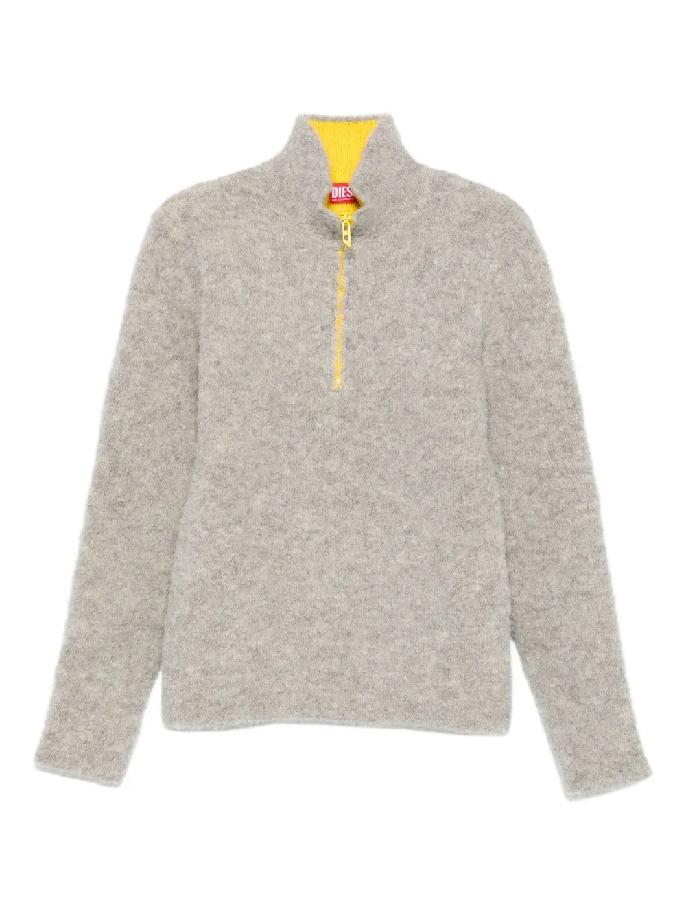 Diesel K-Eller high-neck sweater | Grey | Image 1