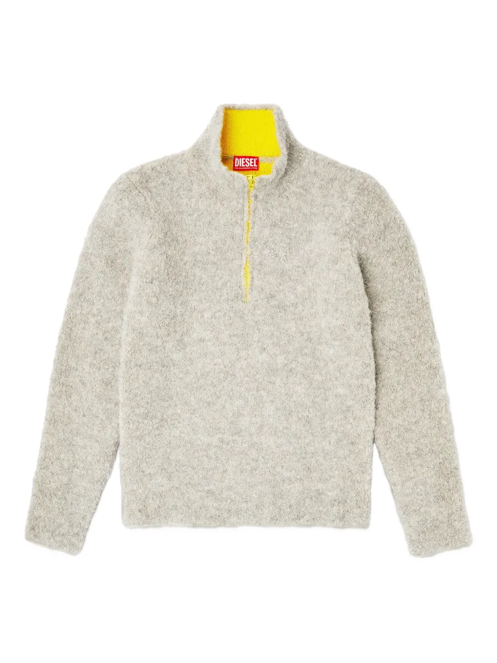 Diesel K-Eller high-neck sweater - Grigio