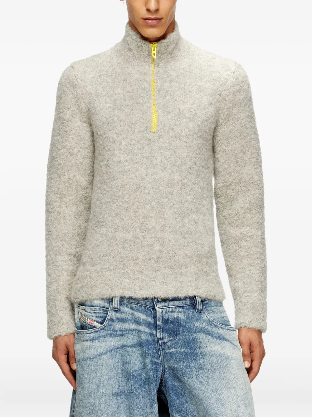 Diesel K-Eller ハイネック セーター | グレー | FARFETCH JP