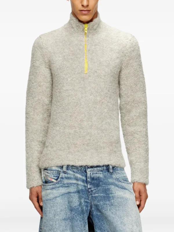 Diesel K-Eller ハイネック セーター | グレー | FARFETCH JP