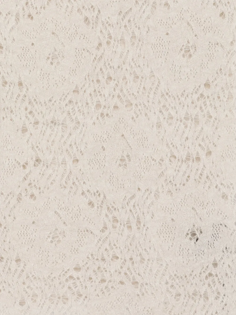 D.Exterior Opengebreide sjaal - Beige